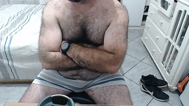 Show de MysterBearMG na webcam