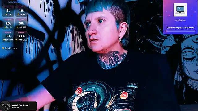 Marieblueeyes webkamerás műsora