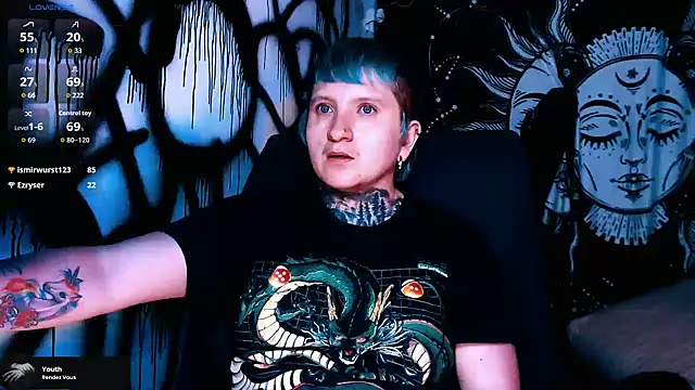 Chat XXX ao vivo de Marieblueeyes