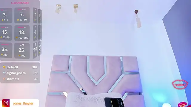 Thayler_jones: διαδικτυακό σόου στην κάμερα