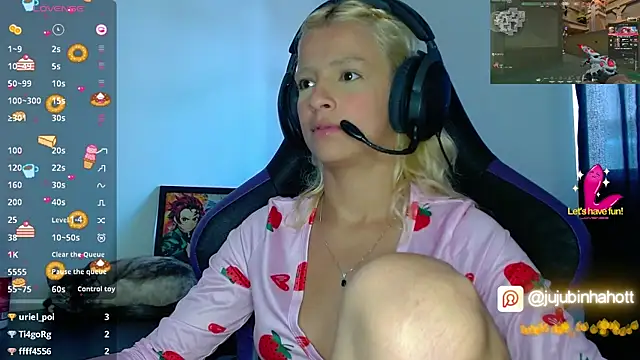 Show de jujubinhahot na webcam