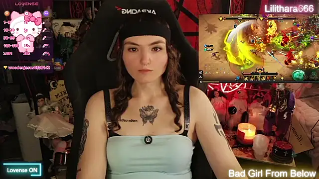 Pokazy przed kamerką – Lilithara666