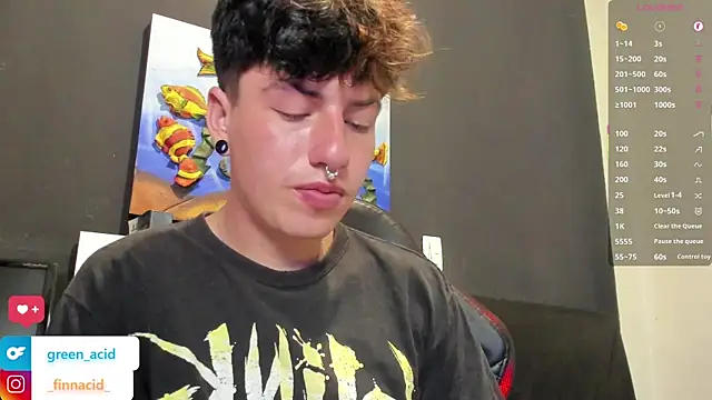 Webkamerová show Green_acid01