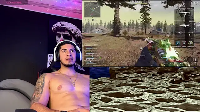 Dimitri_Colleman: διαδικτυακό σόου στην κάμερα