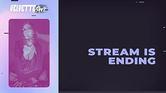 VelvetteSWE webkamerás műsora