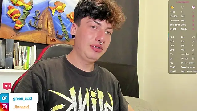 Green_acid01: διαδικτυακό σόου στην κάμερα