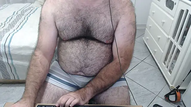 Show de MysterBearMG na webcam