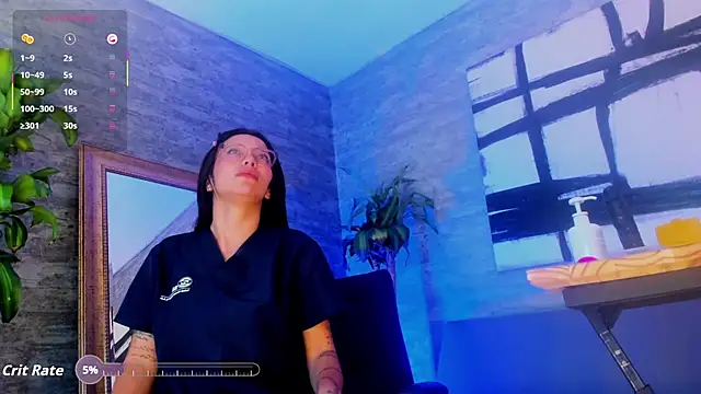 Show de Electra_blue na webcam