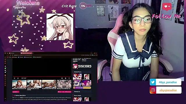 Chatroom XXX en direct de Abysparadise