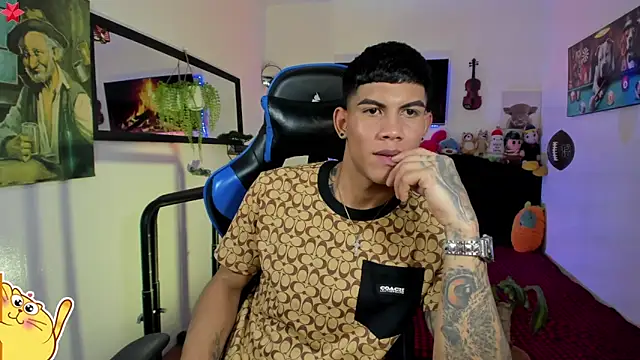Show modela Damian_latinxxx na web-kameri