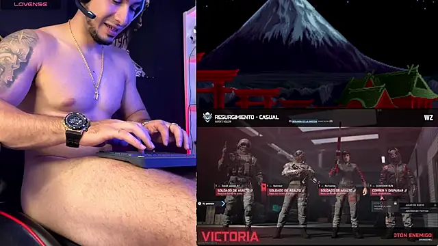 Show modela Dimitri_Colleman na web-kameri