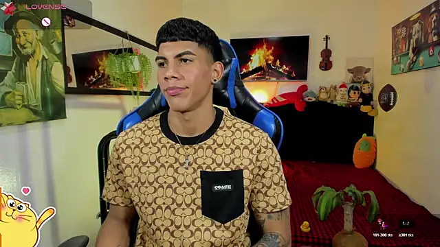 Show modela Damian_latinxxx na web-kameri