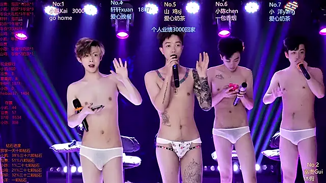 AOA-boy Pertunjukan Webcam