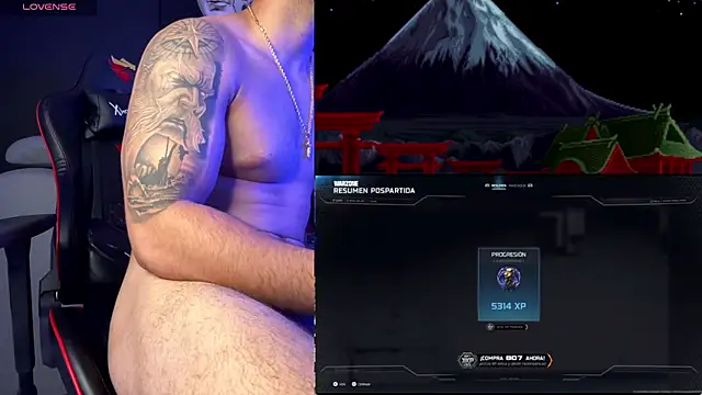 Show modela Dimitri_Colleman na web-kameri