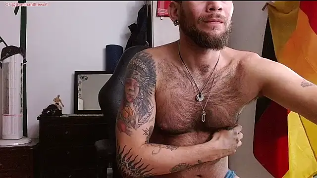 Show modela DominanThewolff na web-kameri