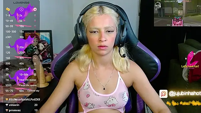 Show de webcam de jujubinhahot