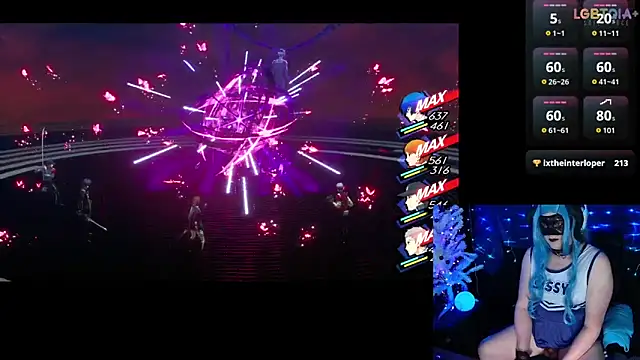 StarshineMoonspark: διαδικτυακό σόου στην κάμερα