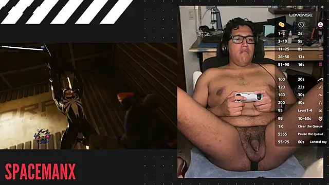 Show de spacemanx_eddy na webcam