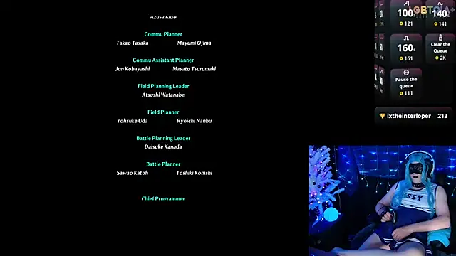 StarshineMoonspark: διαδικτυακό σόου στην κάμερα