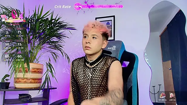 Michael_Lopez_1: διαδικτυακό σόου στην κάμερα