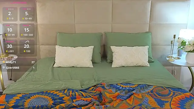 Show de JennySteal na webcam