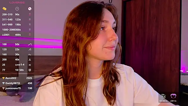 Chat +18 de LunaXBaddie ao vivo