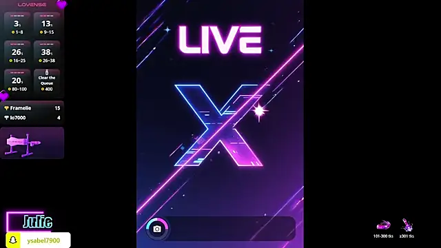 Julieibixn Webbikameraesitys