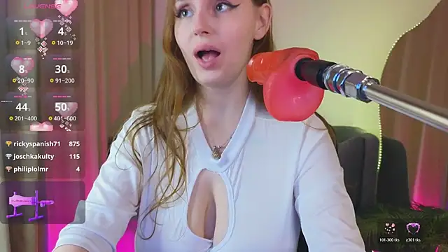 HoneyLace_ élő XXX-chatje