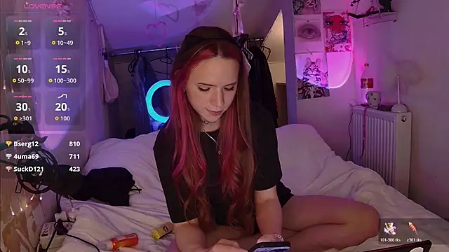 Pertunjukan Kamera Web CatrineDeMew