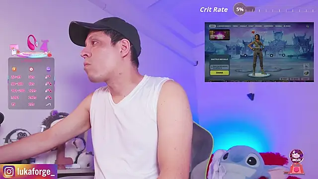 Show webcam de Lukaforge