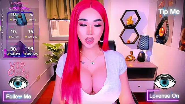 Show de _prettyjawdropper_ na webcam