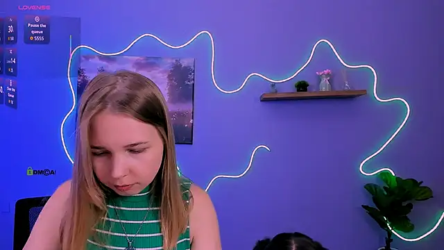 Show de lumi_soft na webcam