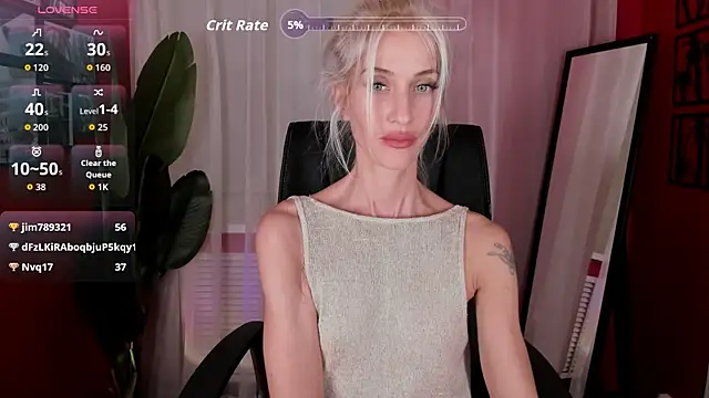 CindySw élő XXX-chatje