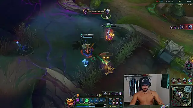 Show de guzzfit na webcam