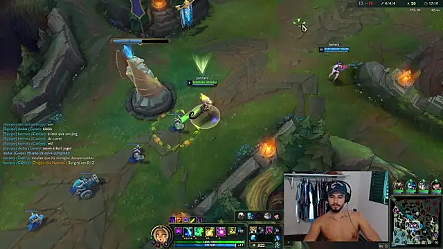 Show de guzzfit na webcam