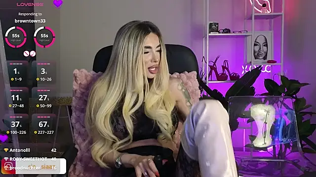 ArianaArianna élő XXX-chatje