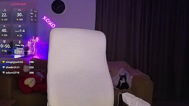 Show webcam de adrelaxina