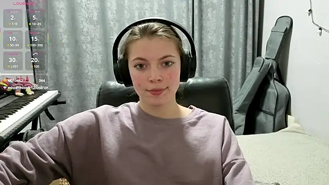 Show modela CutieAnny na web-kameri