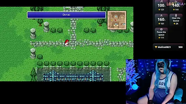 Show de StarshineMoonspark na webcam