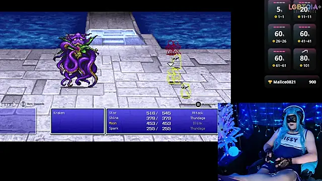 StarshineMoonsparkのウェブカメラショー