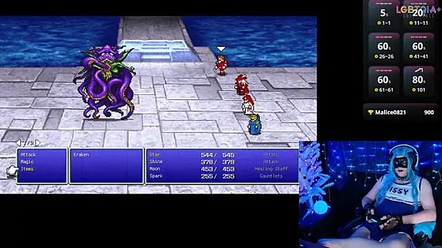 Pertunjukan Kamera Web StarshineMoonspark