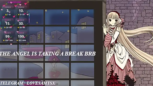 Lovelyamyy élő XXX-chatje