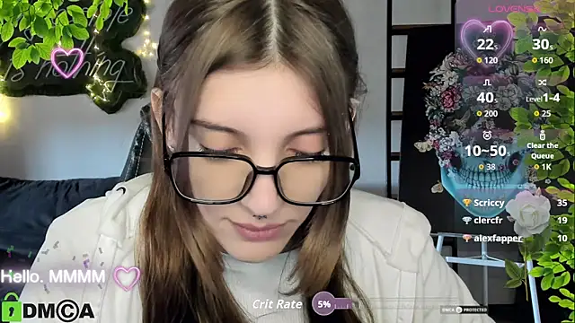 CherryBloom777 élő XXX-chatje