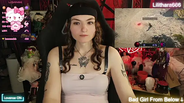 Show webcam de Lilithara666