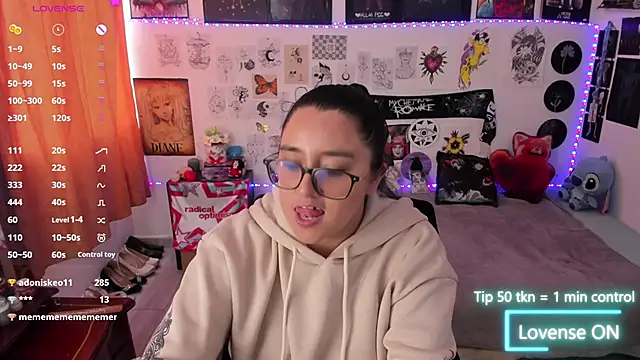 Cherry_blush_: διαδικτυακό σόου στην κάμερα