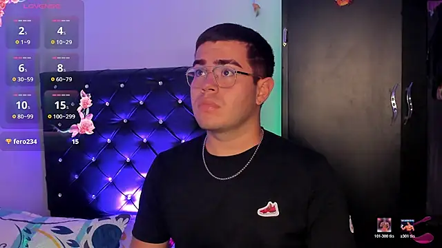 Show modela Joseph_connor_ na web-kameri