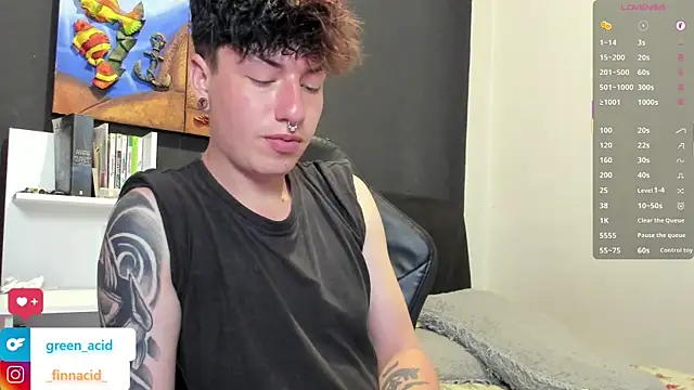 Green_acid01: διαδικτυακό σόου στην κάμερα