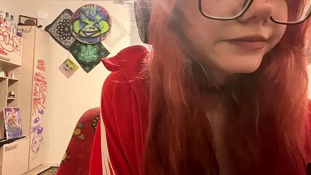 Show de RedHeadCat na webcam