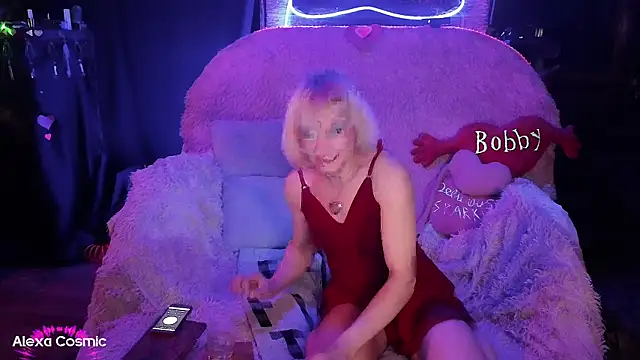 Show de Alexa_Cosmic na webcam