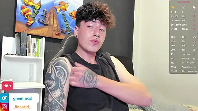 Green_acid01: διαδικτυακό σόου στην κάμερα